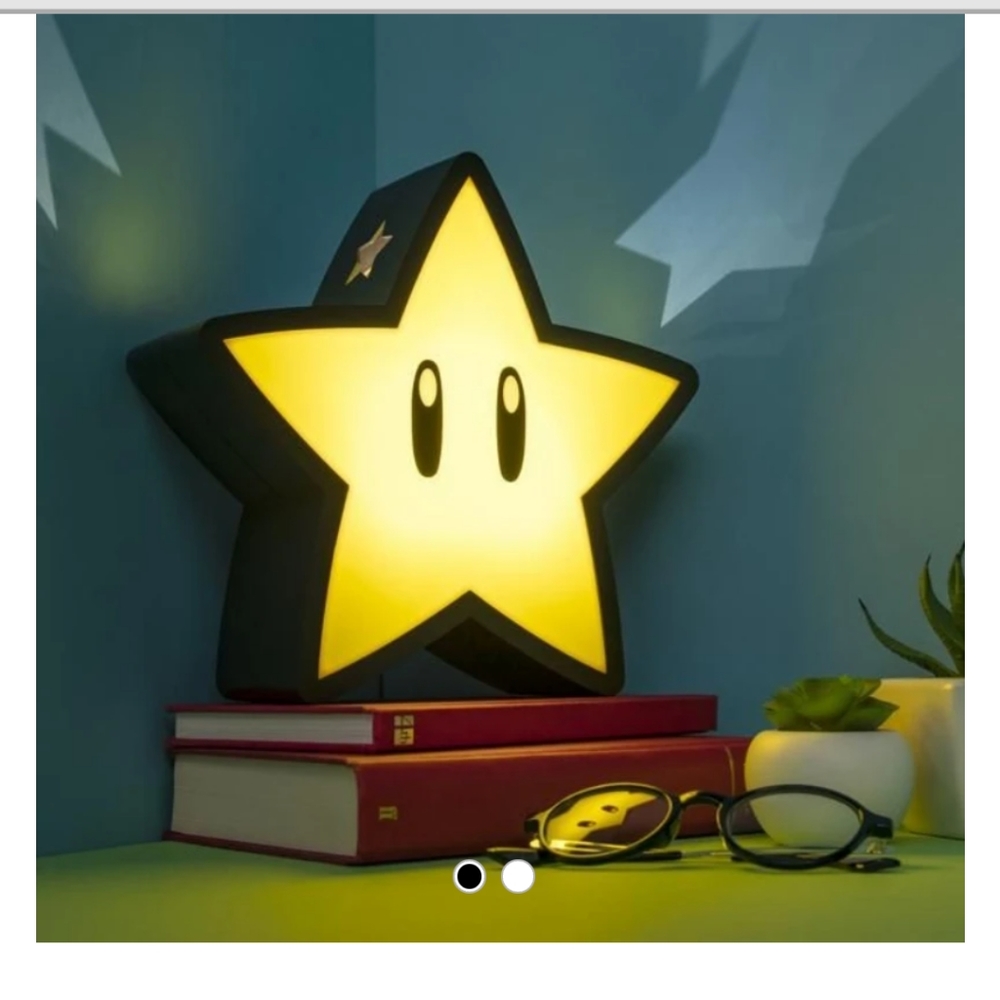 Super Mario Super Star Night Light.